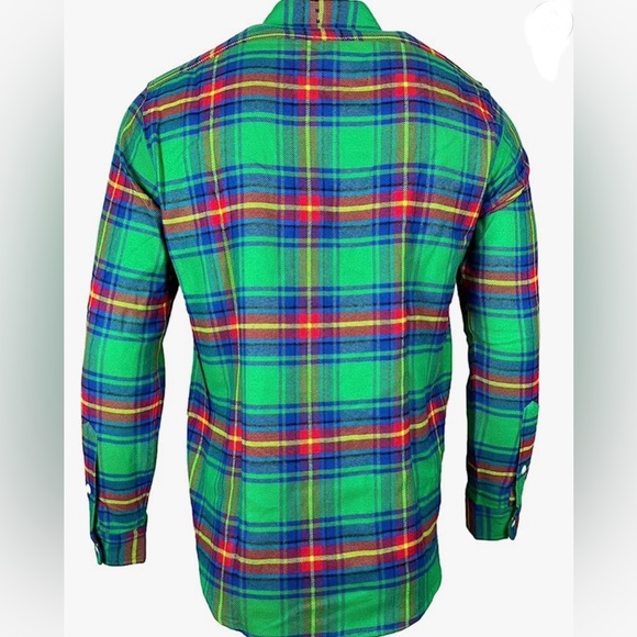 Polo Ralph Lauren- Plaid Button Front Flannel Men’s Long Sleeve Shirt- Size 3XB - Picture 2 of 7